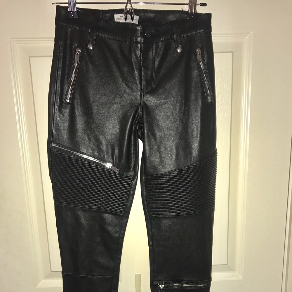 Zara Fuax leather pants